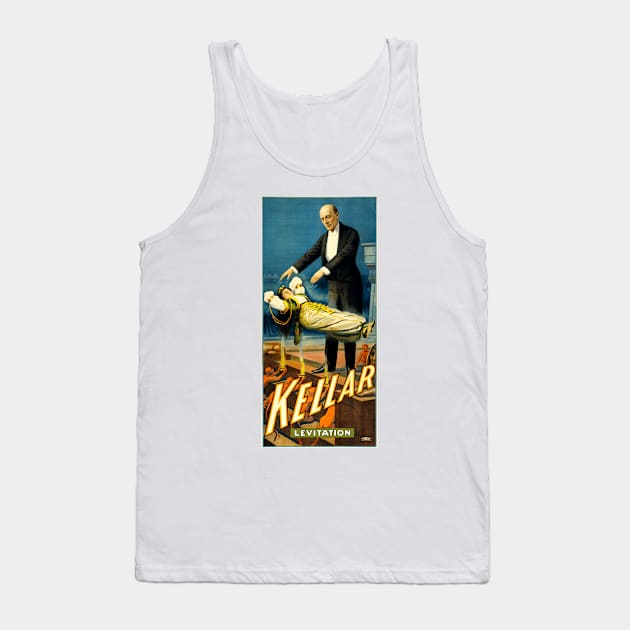 Kellar Levitation - Magic Poster Tank Top by themasters